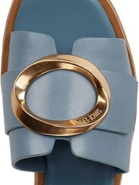 Franco Sarto Hoda Cork Platform Slide Sandals - 6.5